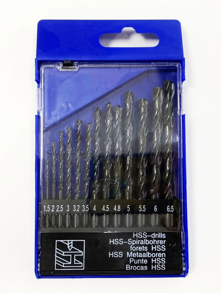Toolzone Drill Bit Set Hss 13pc 1.5-6.5mm - Toolzone Kdpdr082