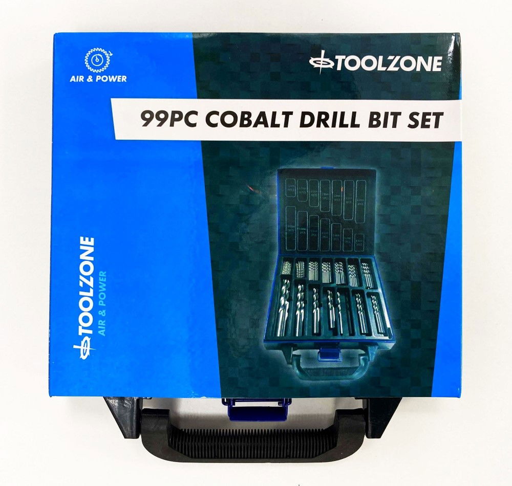 Toolzone Cobalt Drill Bit Set 99pc 1.5-10mm M35 Hss - Toolzone Kdpdr397