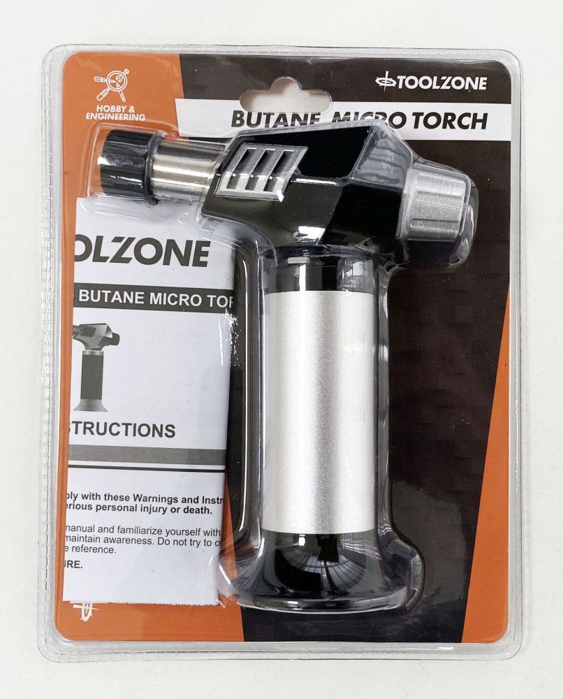 Toolzone Piezo Butane Microtorch Gas Powered - Toolzone Kdphb327