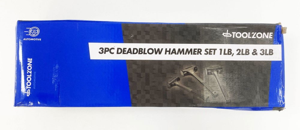 Toolzone Deadblow Hammer Set 3pc 1lb 2lb 3lb - Toolzone Kdphm002