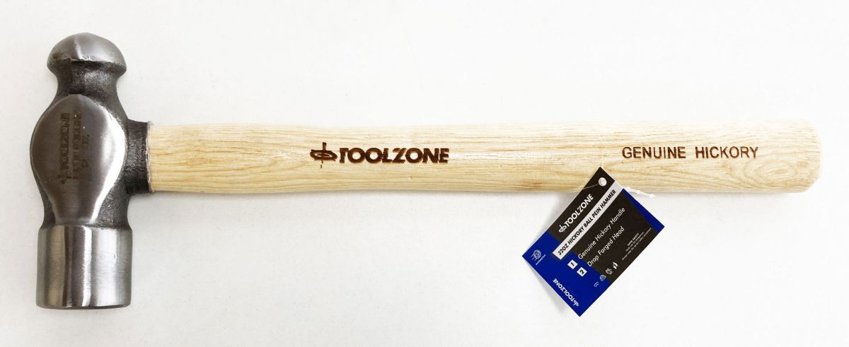 Toolzone Ball Pein Hammer 32oz Hickory Handle 370mm - Toolzone Kdphm067