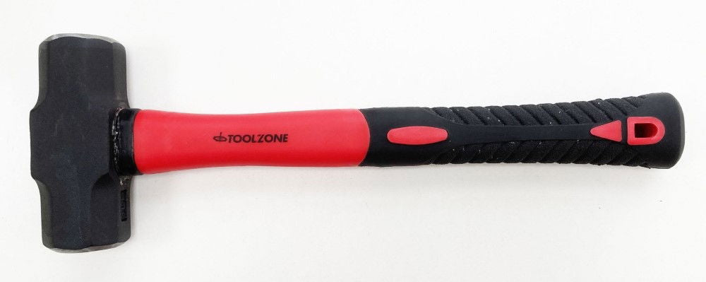 Toolzone Mini Sledge Hammer 3lb Fibreglass Handle 365mm - Toolzone Kdphm085