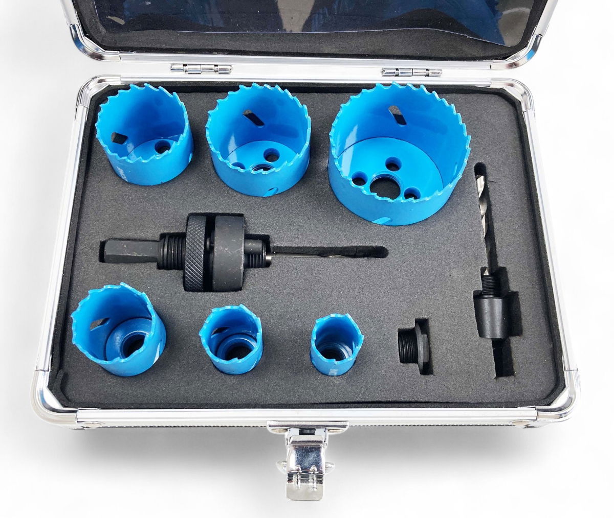 Toolzone Plumbers Hole Saw Set Hss Bimetal 9pc Sizes 19-57mm - Toolzone Kdphs037