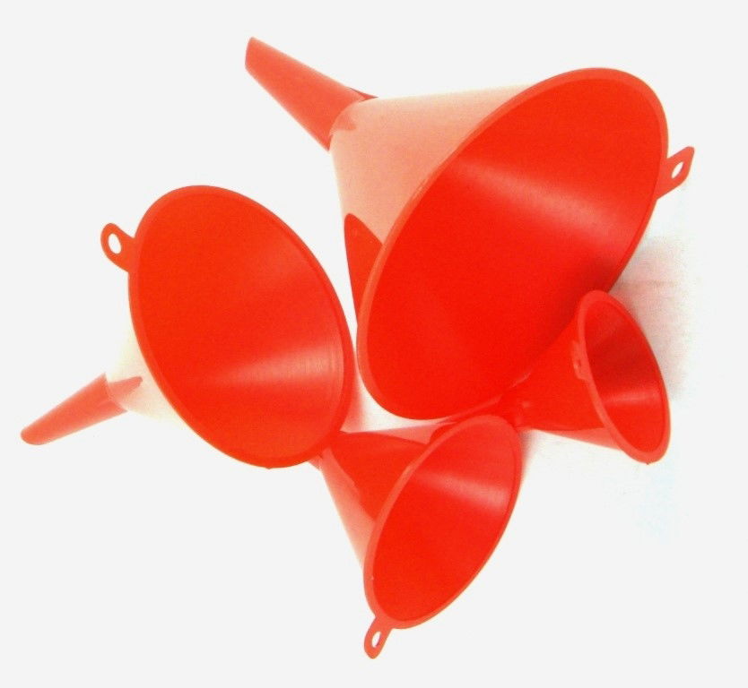 Toolzone Funnel Set 4pc Plastic 50-110mm - Toolzone Kdphw106