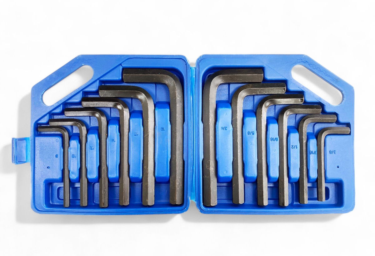 Toolzone Hex Key Set Jumbo Metric and Af 12pc in Case 40cr - Toolzone Kdphx024