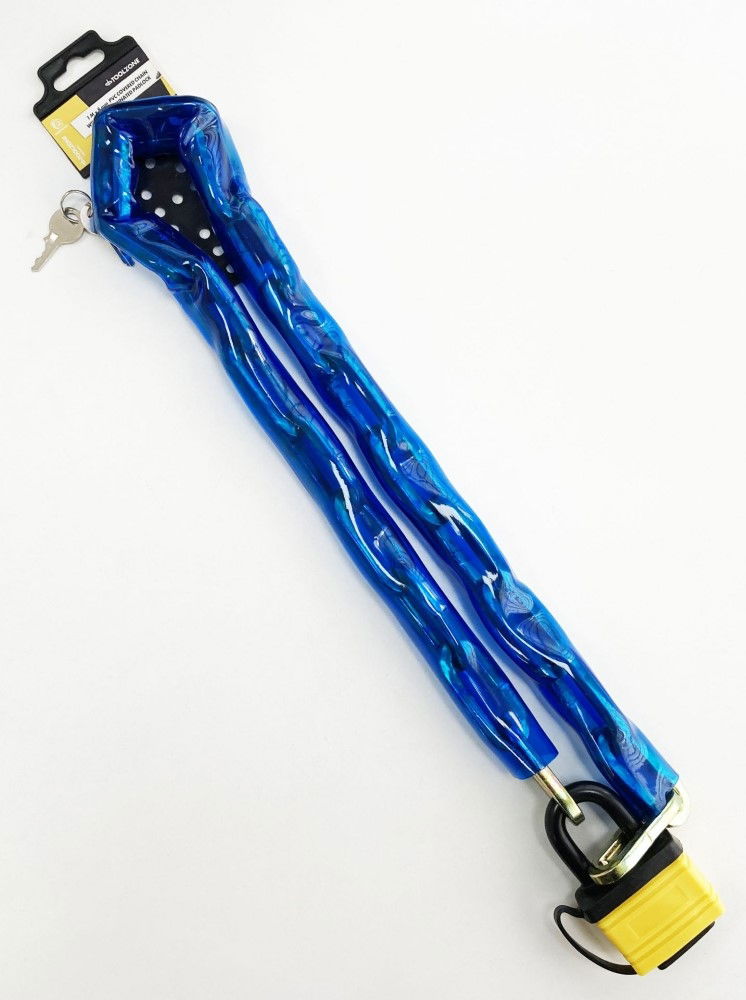 Toolzone Chain Pvc 1m X 8mm with 50mm Laminated Padlock - Toolzone Kdplk071