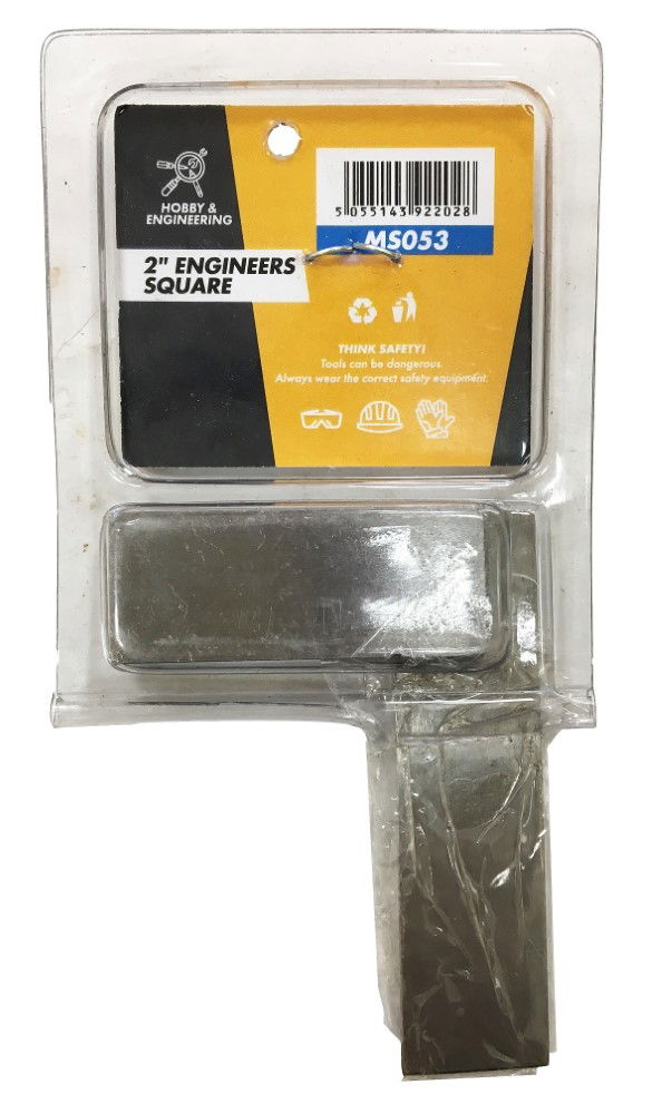 Toolzone Engineers Square 50mm Solid Steel - Toolzone Kdpms053