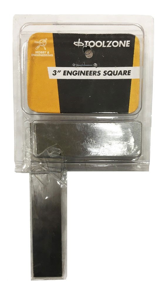 Toolzone Engineers Square 75mm Solid Steel - Toolzone Kdpms054