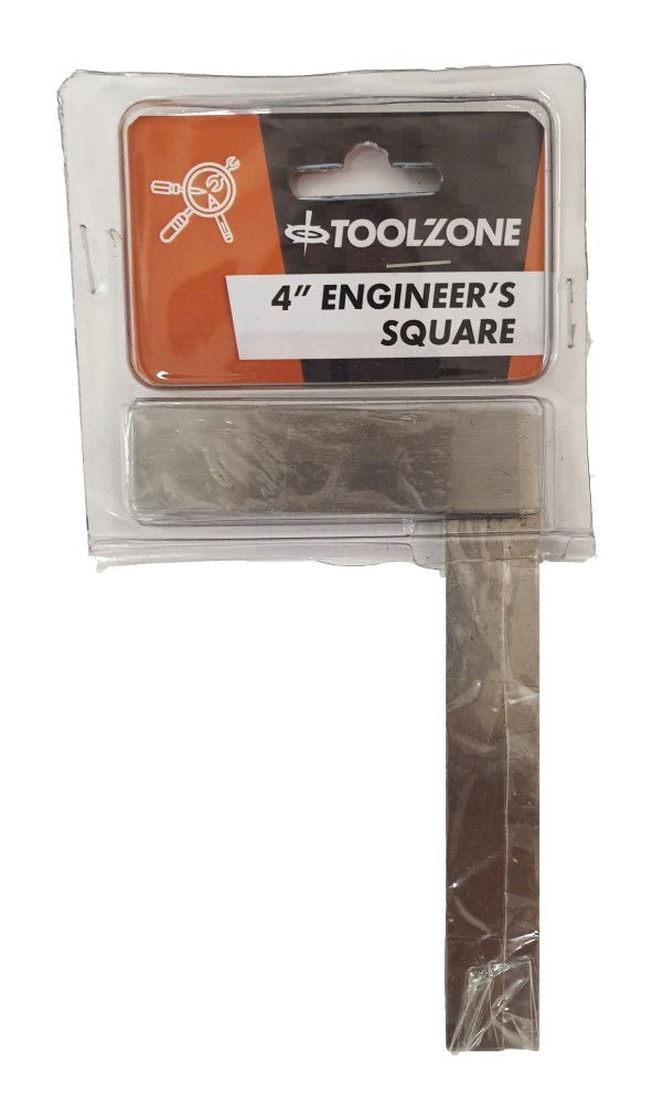 Toolzone Engineers Square 100mm Solid Steel - Toolzone Kdpms071