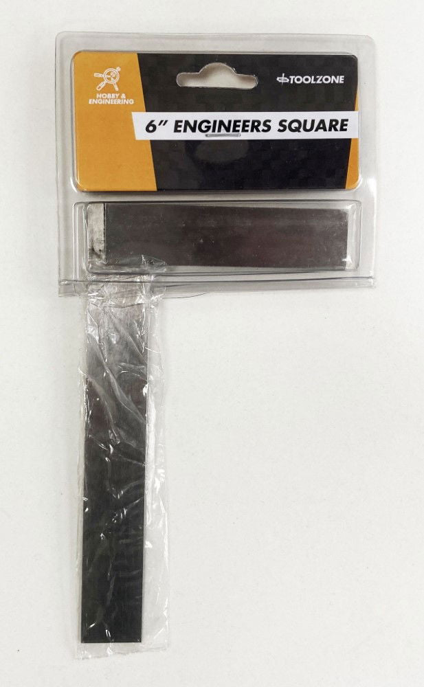 Toolzone Engineers Square 150mm Solid Steel - Toolzone Kdpms072