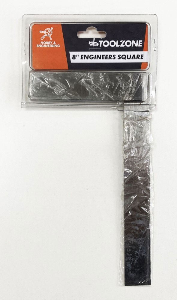 Toolzone Engineers Square 200mm Solid Steel - Toolzone Kdpms073