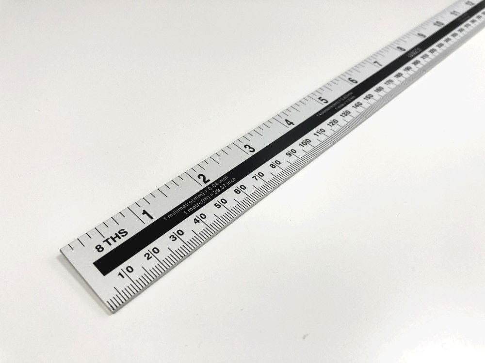 Toolzone Aluminium Ruler 1m Metric and Imperial Anodised - Toolzone Kdpms110