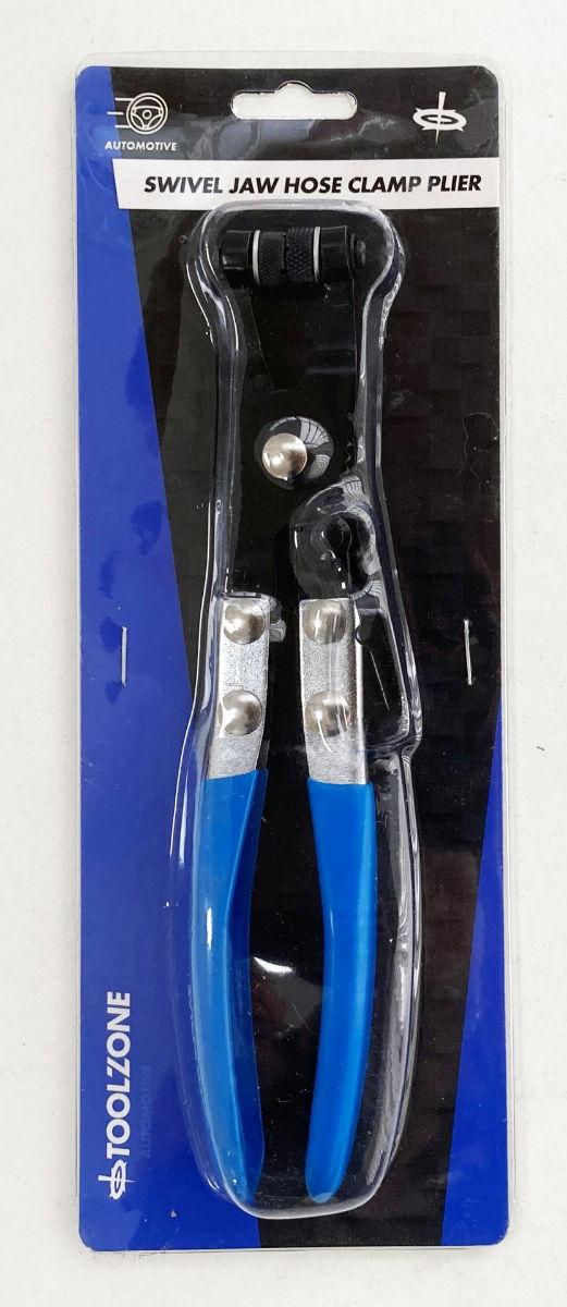 Toolzone Swivel Jaw Hose Clip Clamp Plier Ratchet Operation Lock Facility - Toolzone Kdppl127
