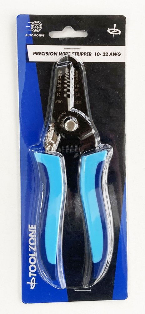 Toolzone Wire Strip Pliers 10-22 Swg Spring Loaded Locking Catch - Toolzone Kdppl129
