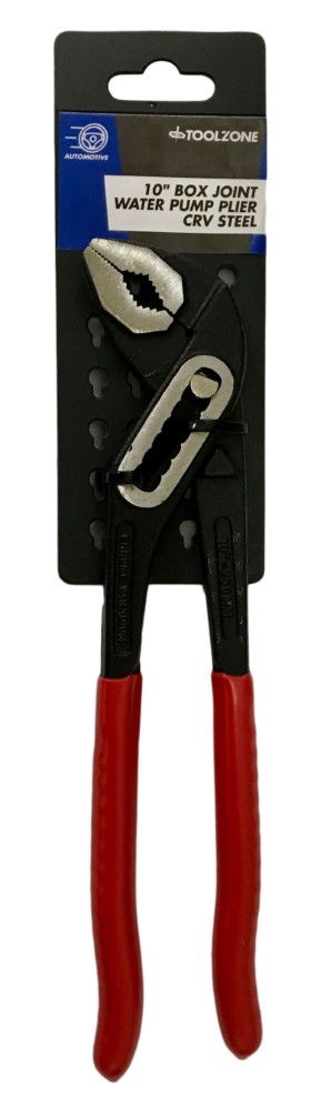 Toolzone Water Pump Pliers Box Joint 10 Crv Black Finish - Toolzone Kdppl145