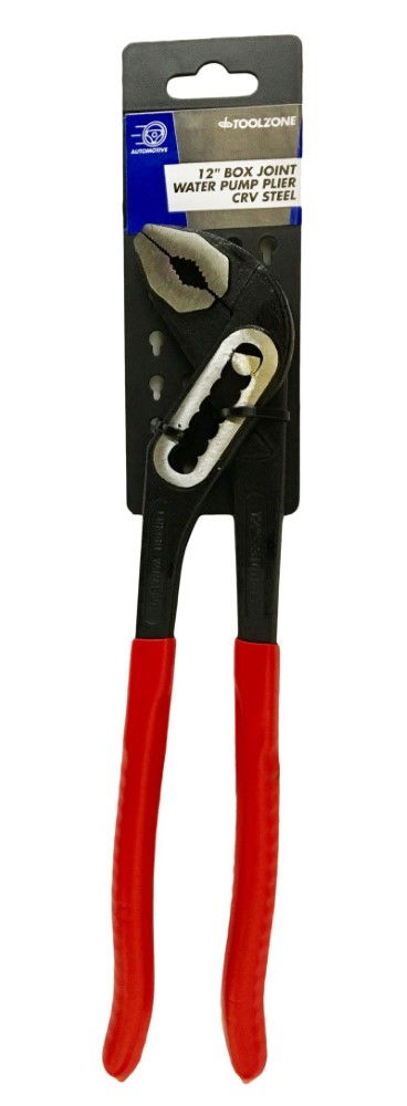 Toolzone Water Pump Pliers Box Joint 12 Crv Black Finish - Toolzone Kdppl146