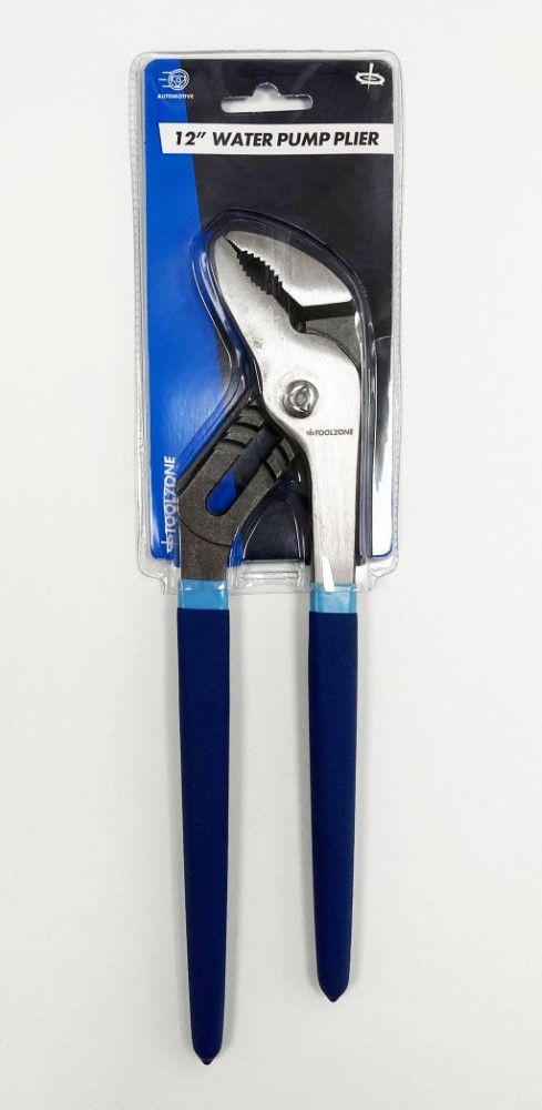 Toolzone Water Pump Pliers 12 Satin Finish Groove Joint - Toolzone Kdppl161