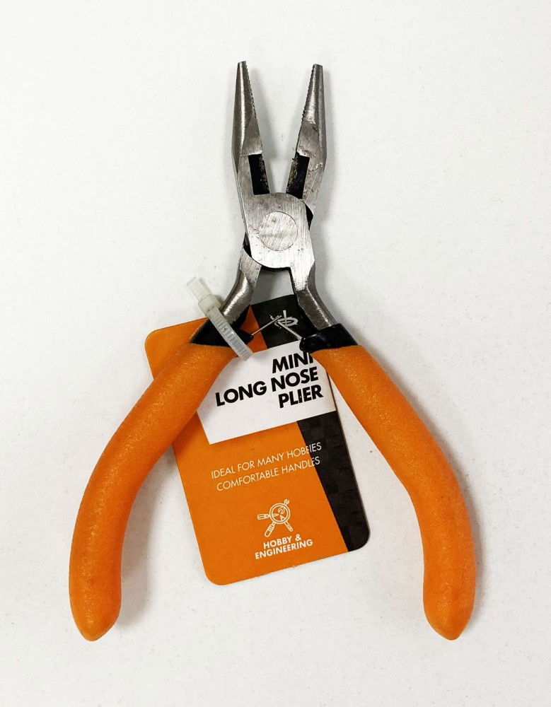 Toolzone Mini Long Nose Plier Spring Loaded Foam Handles - Toolzone Kdppl176