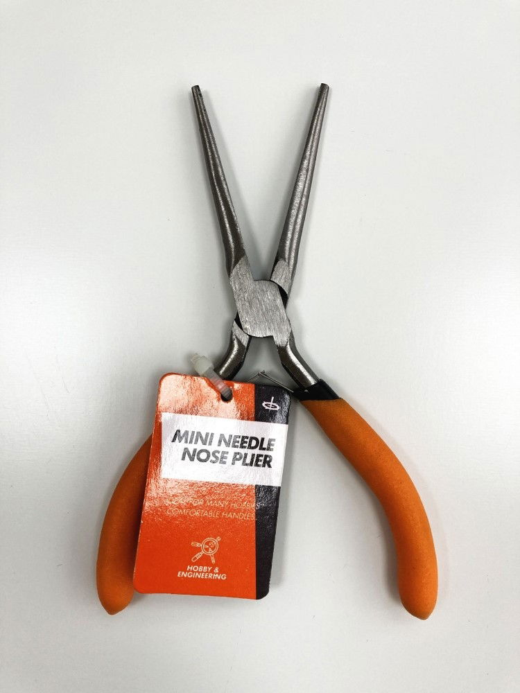 Toolzone Mini Needle Nose Plier Spring Loaded Foam Handles - Toolzone Kdppl177
