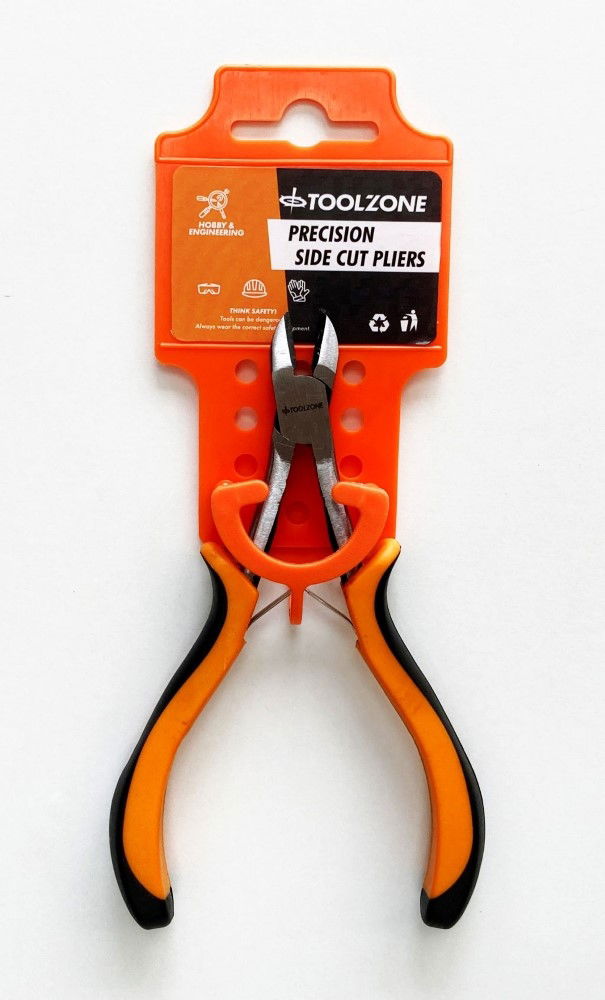 Toolzone Precision Side Cut Pliers Leaf Spring Carbon Steel - Toolzone Kdppl184