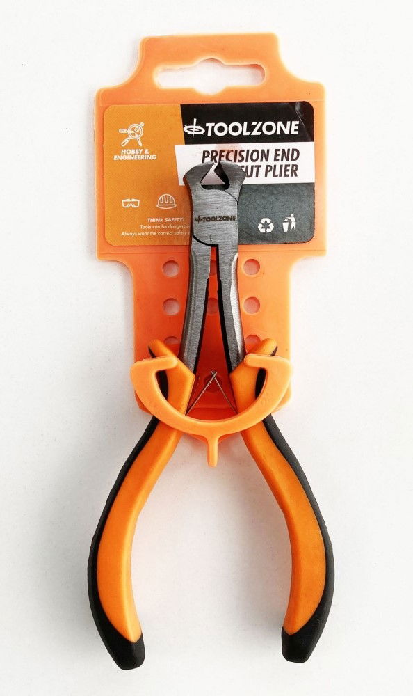 Toolzone Precision End Cut Pliers Leaf Spring Carbon Steel - Toolzone Kdppl188