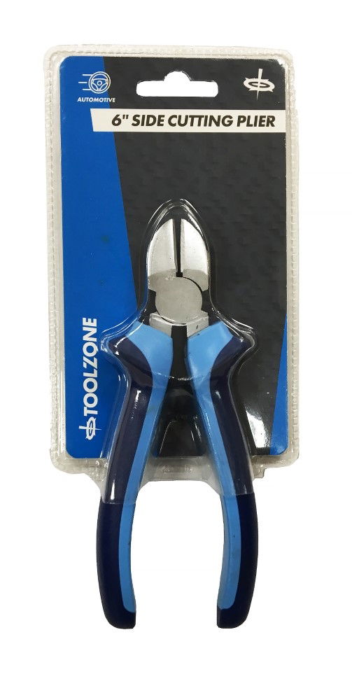 Toolzone Side Cut Plier Heavy Duty 6 Satin Finish Drop Forged Steel - Toolzone Kdppl204
