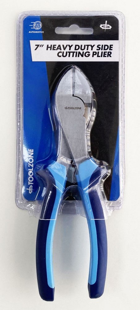 Toolzone Side Cut Plier Heavy Duty 7 Satin Finish Drop Forged Steel - Toolzone Kdppl207