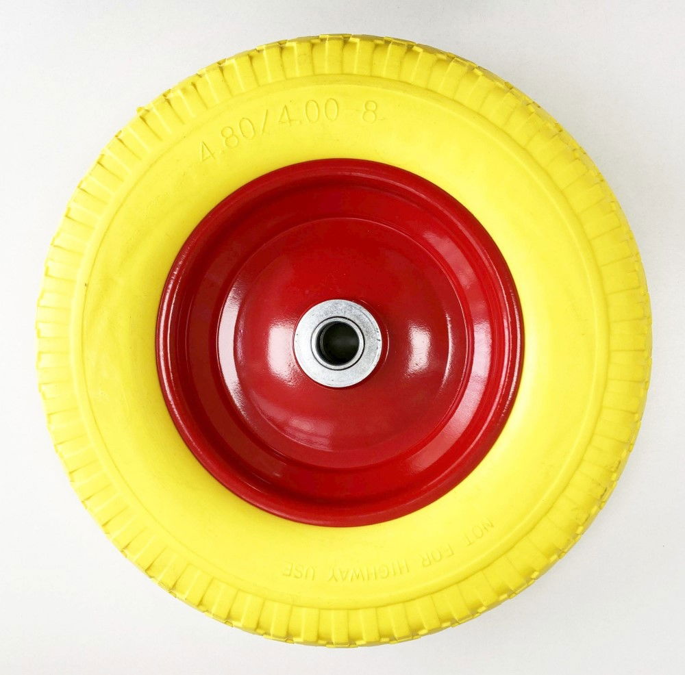 Toolzone Wheelbarrow Wheel Puncture Proof 370x85mm 25mm Bore 200kg - Toolzone Kdprm029