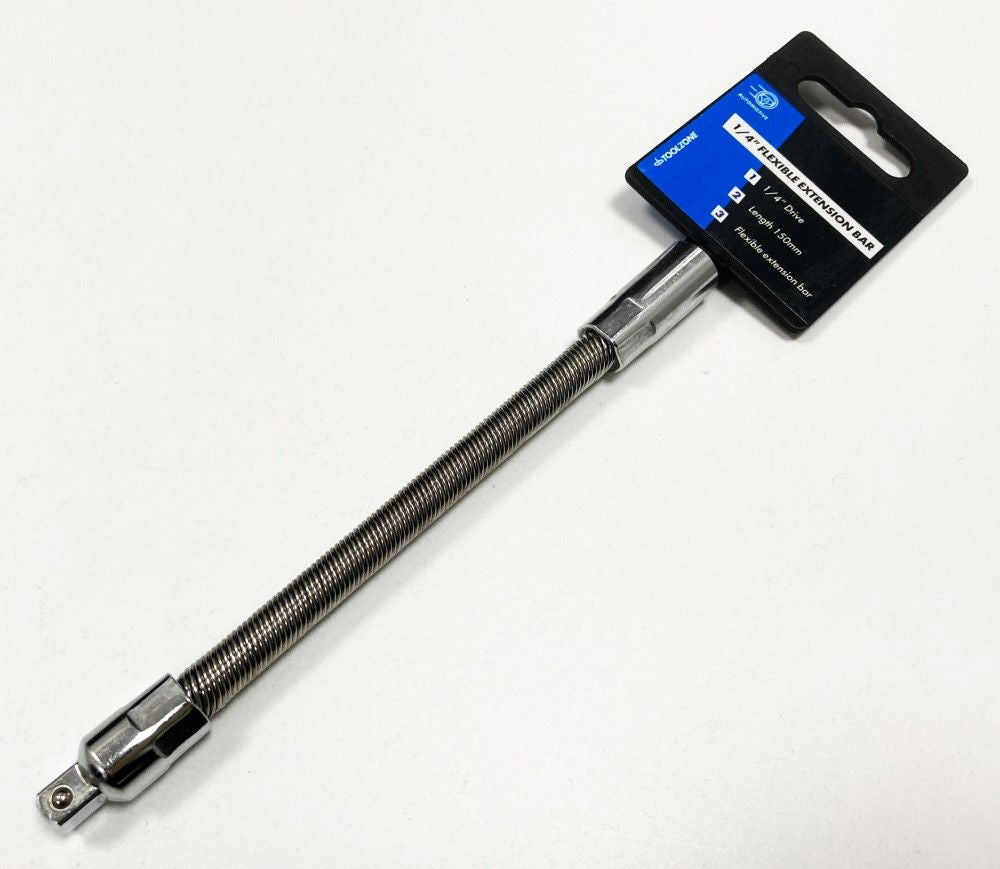 Toolzone Flexible Extension Bar 1/4 Drive 6 150mm - Toolzone Kdpsd268