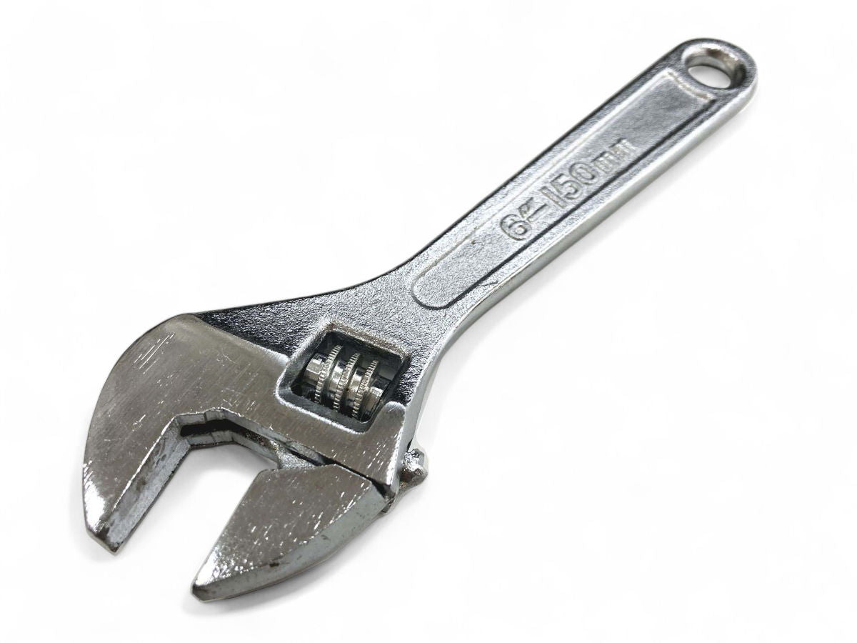 Toolzone Adjustable Spanner 6 Max Jaw 20mm Drop Forged Chrome Plated - Toolzone Kdpsp042