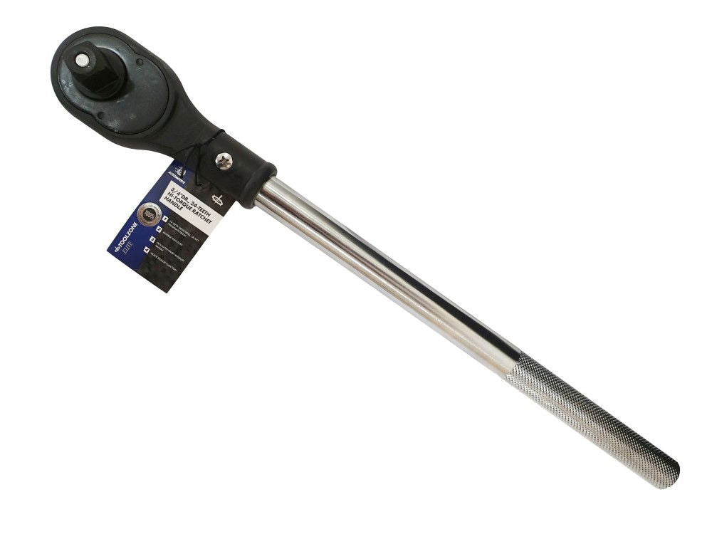 Toolzone Ratchet Handle 3/4 Drive 24 Teeth Reversible Crv Quick Release - Toolzone Kdpss017