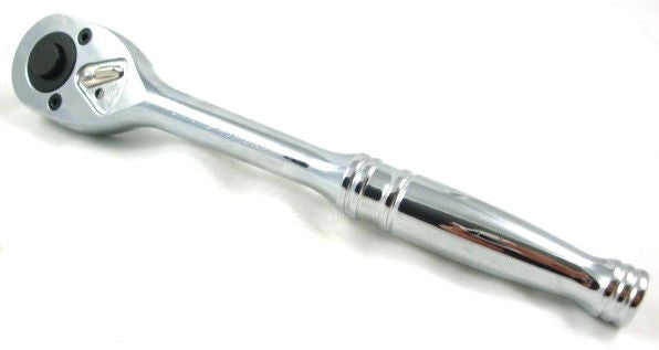 Toolzone Ratchet Handle 1/2 Drive Professional Polished 250mm Crv Quick Release - Toolzone Kdpss054