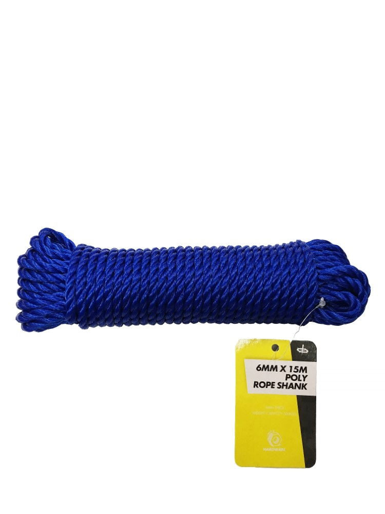 Toolzone Poly Rope Shank 6mm X 15m - Toolzone Kdptd014