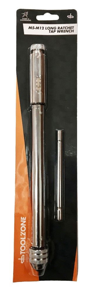 Toolzone Long Ratchet Tap Wrench M5-m12 310mm - Toolzone Kdptp128