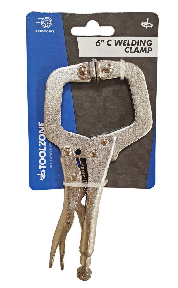 Toolzone C Welding Clamp with Swivel Pads 6 - Toolzone Kdpwh020