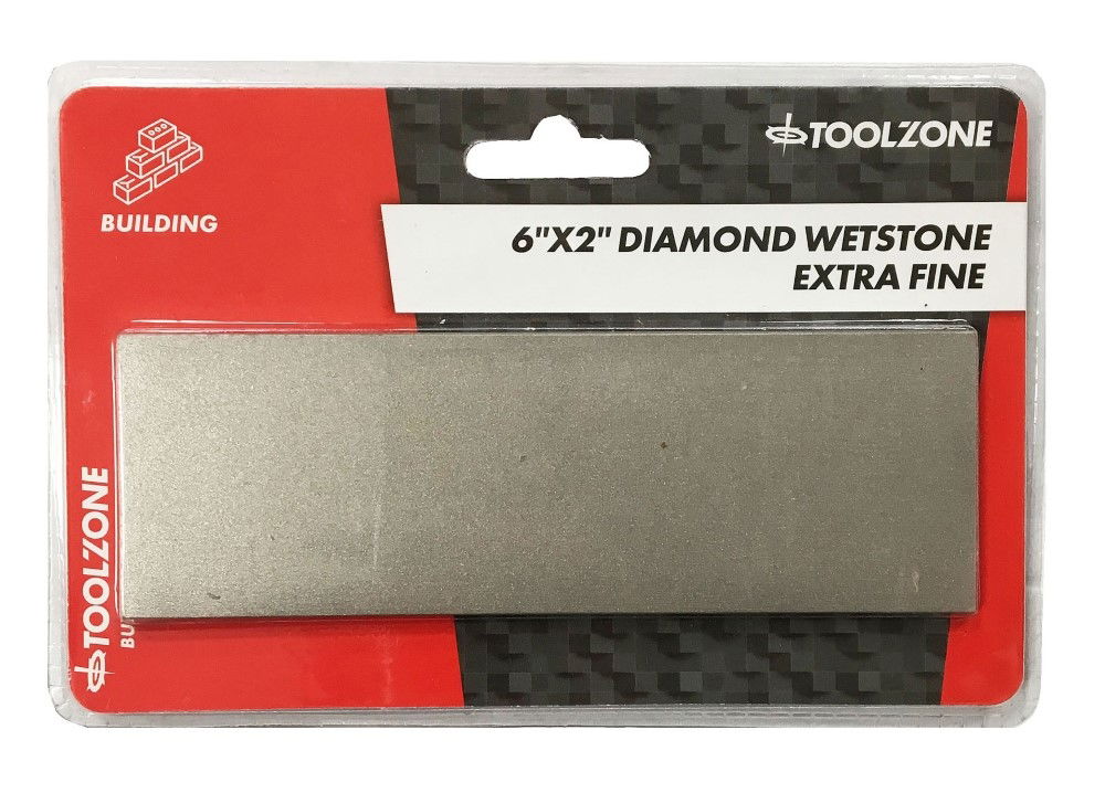 Toolzone Whetstone Diamond Extra Fine 600 Grit 50x150mm - Toolzone Kdpww072