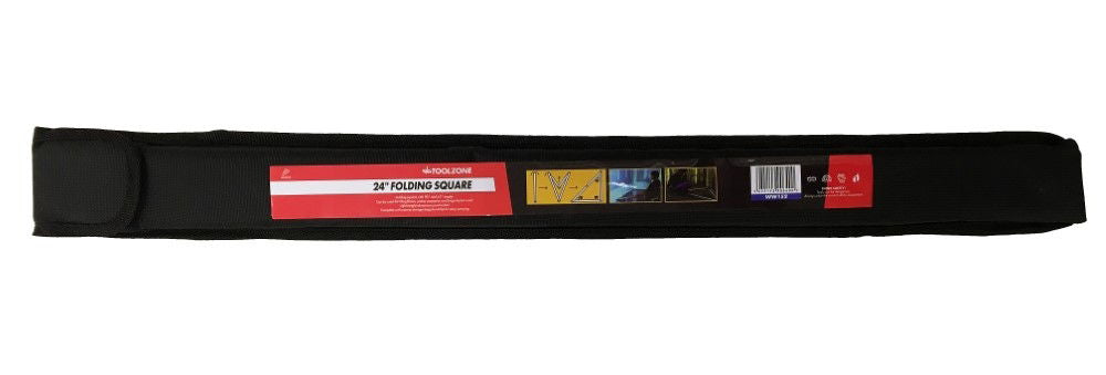 Toolzone Folding Aluminium Square 24 Dual Marked Metric Imperial - Toolzone Kdpww152