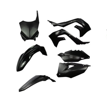 AMX Plastic Kit - Kawasaki KX250F 2021-2023 / KX450F 2019-2023 - Black
