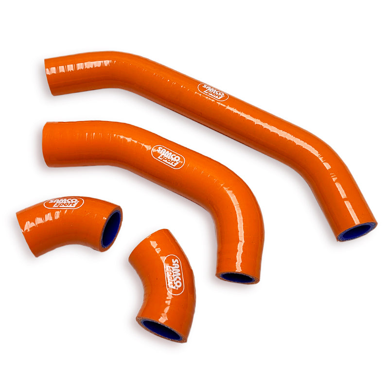 Samco Sport Coolant Hose 3 Piece Kit Orange 23-25 KTM Husq Gas 125 Oem Design Samco KTM-131-or