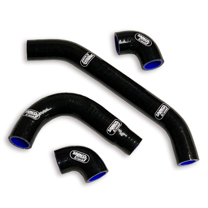 Samco Sport Coolant Hose 4 Piece Kit Black 23-25 Gas Husq KTM 250 300 Oem Design Samco KTM-132-bk