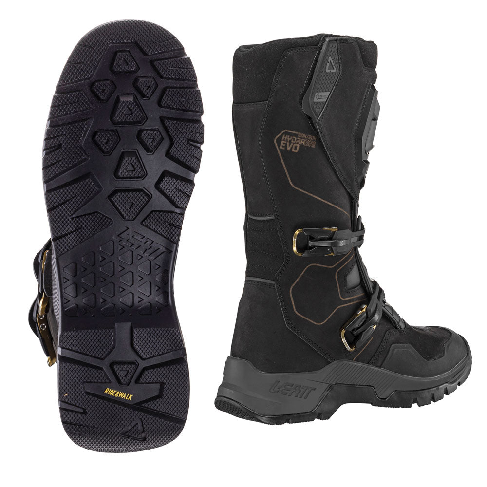 LEATT BOOT ADVENTURE HYDRADRI 7.5 STEALTH  BLACK  EU39