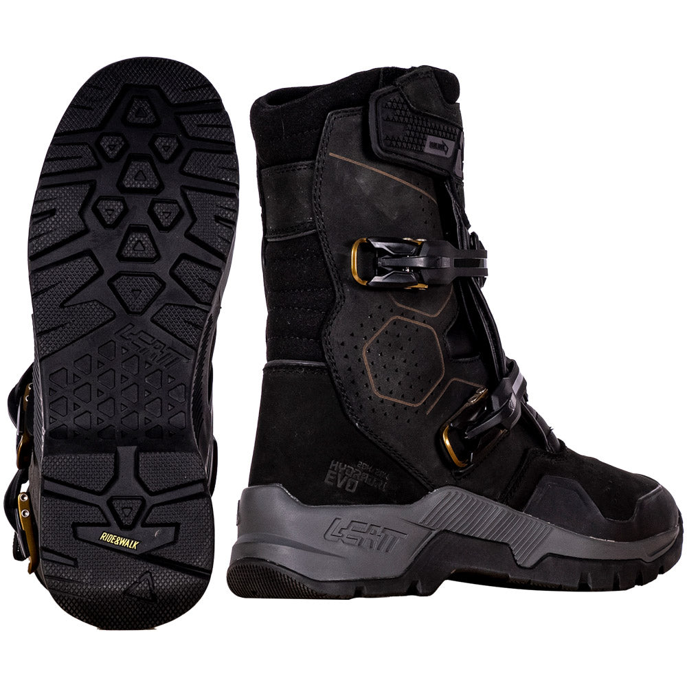 LEATT BOOT ADVENTURE HYDRADRI SHORT 7.5 STEALTH  BLACK  EU48