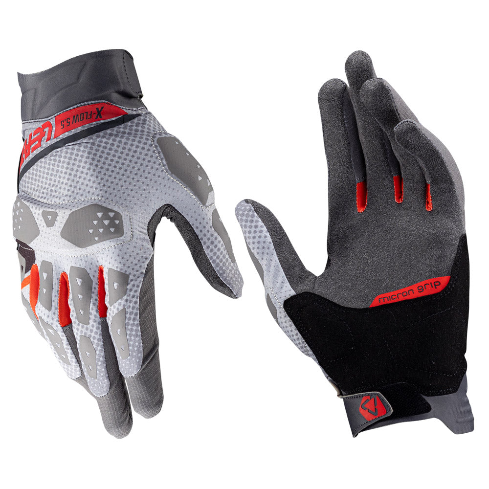 Leatt Glove Adventure 5.5 X-Flow Short Mist Grey XL