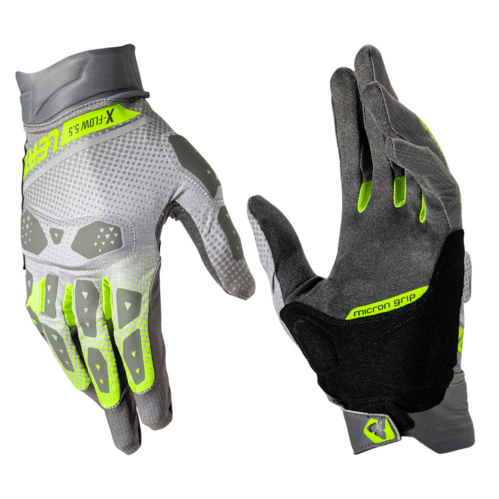 Leatt Glove Adventure 5.5 X-Flow Short Hi-Viz Large M