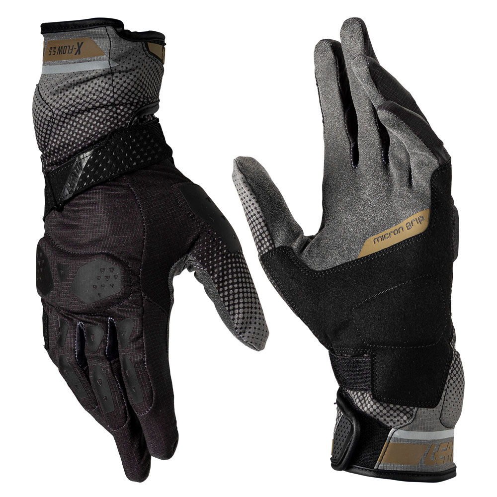 Leatt Glove Adventure 5.5 X-Flow Stealth Black/Grey XL
