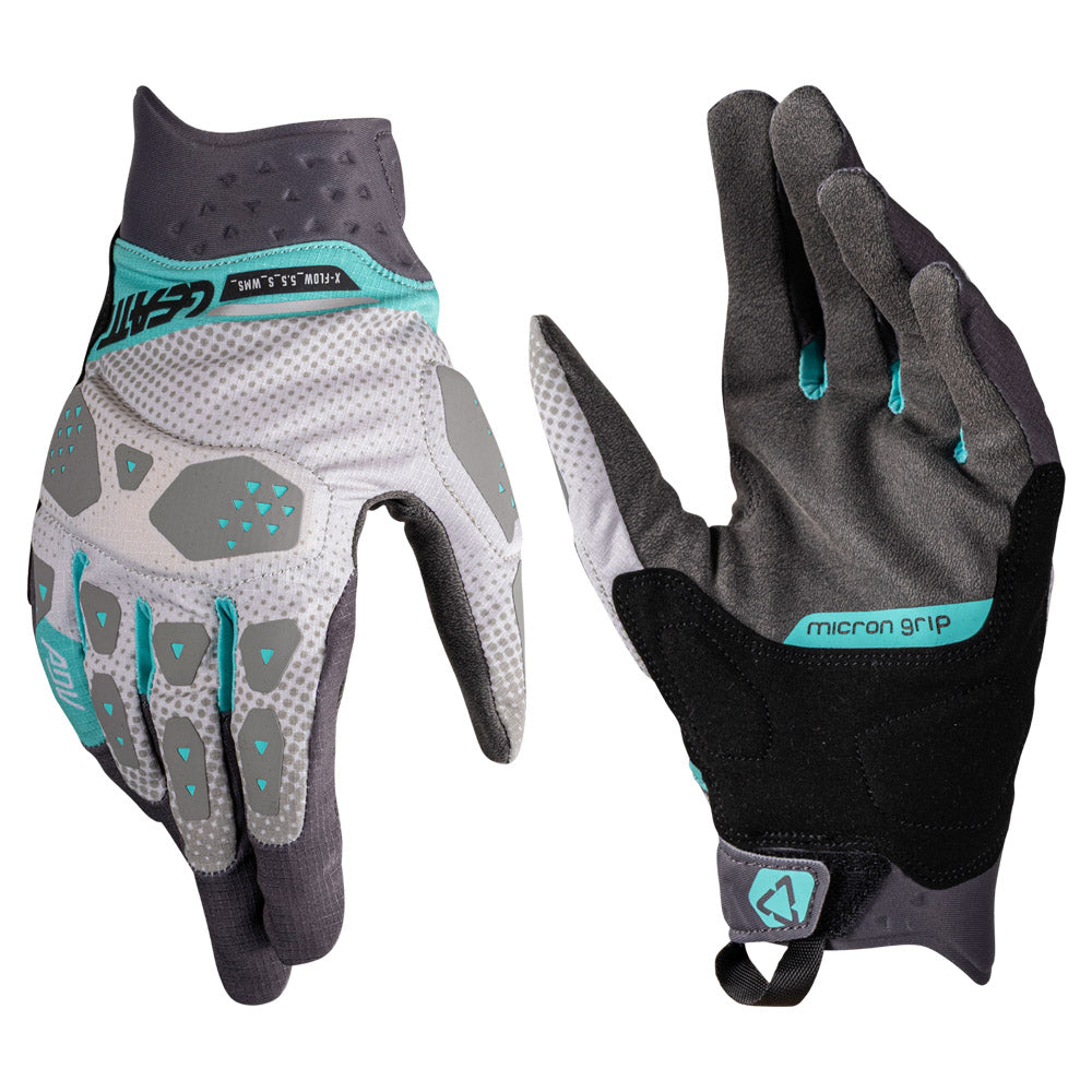 Leatt Glove Adventure 5.5 X-Flow Short Women Steel Grey