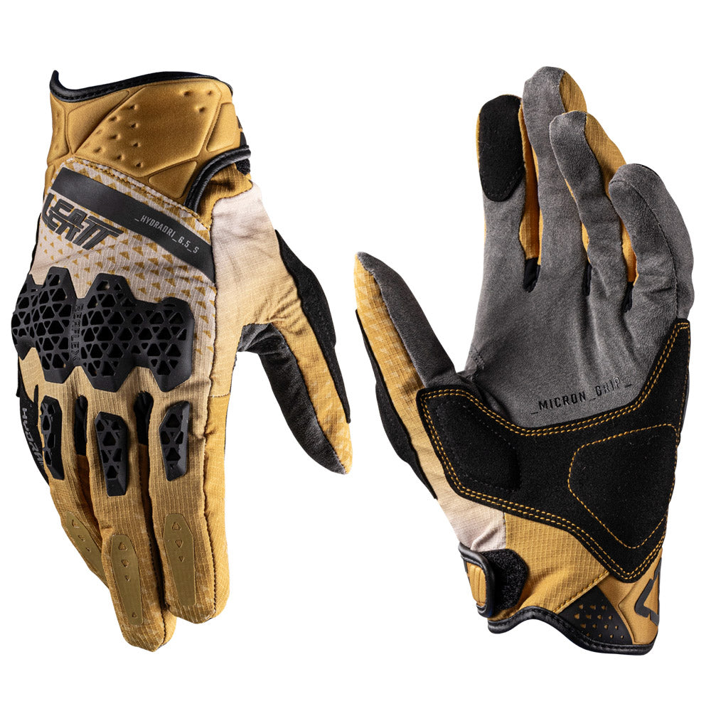 Leatt Glove Adventure 6.5 HydraDri Short Sand Brown Large XL