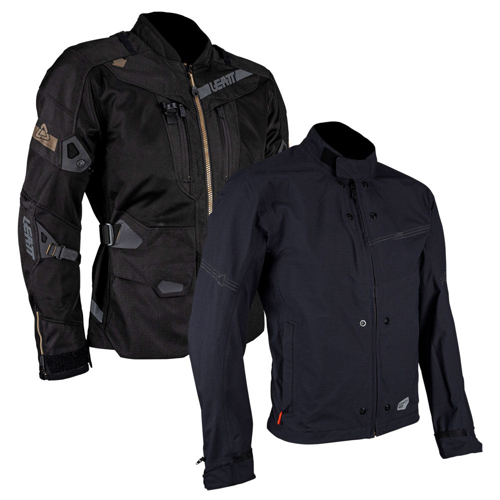 LEATT JACKET ADVENTURE FLOWTOUR 7.5 STEALTH    M