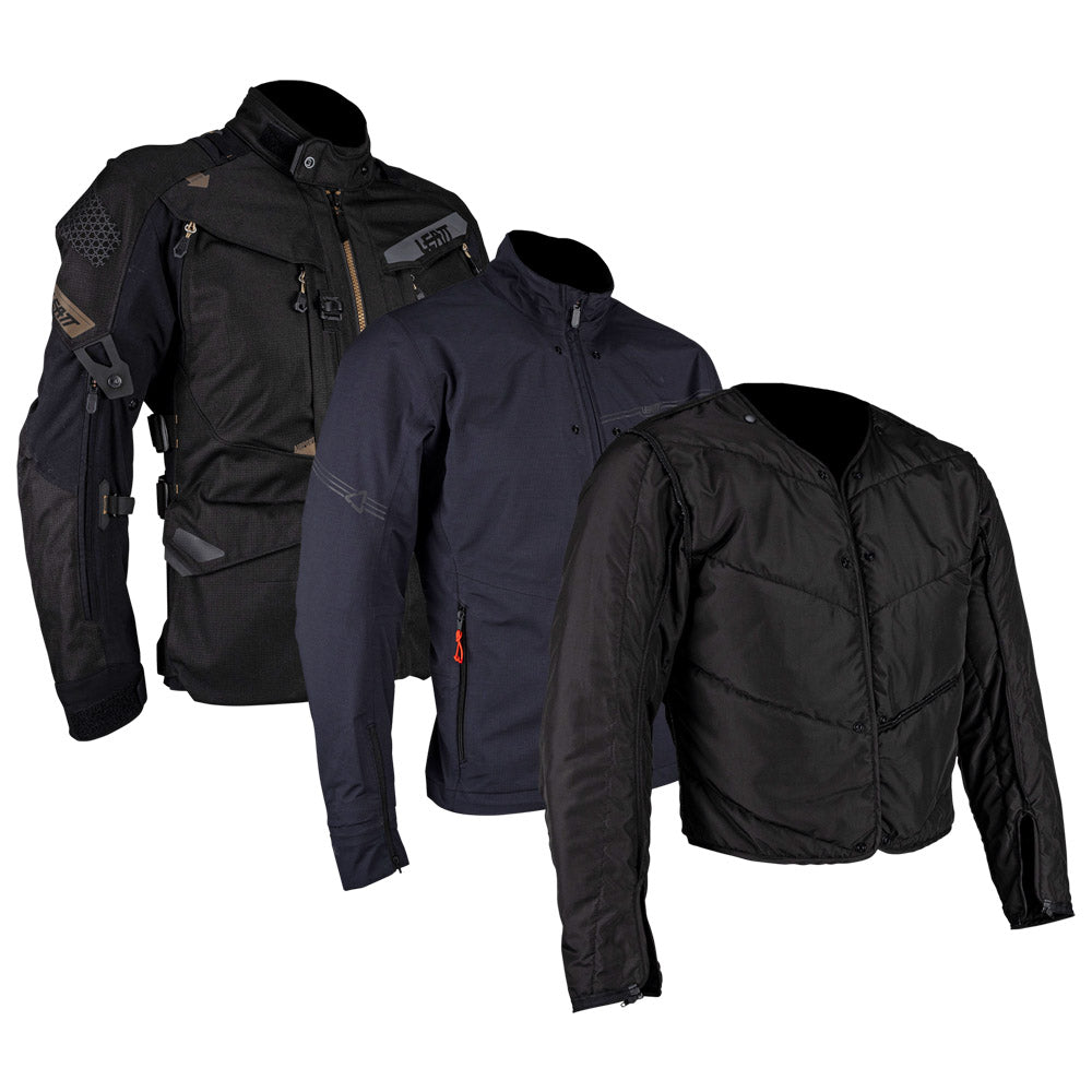 LEATT JACKET ADVENTURE MULTITOUR 7.5 STEALTH    XXL