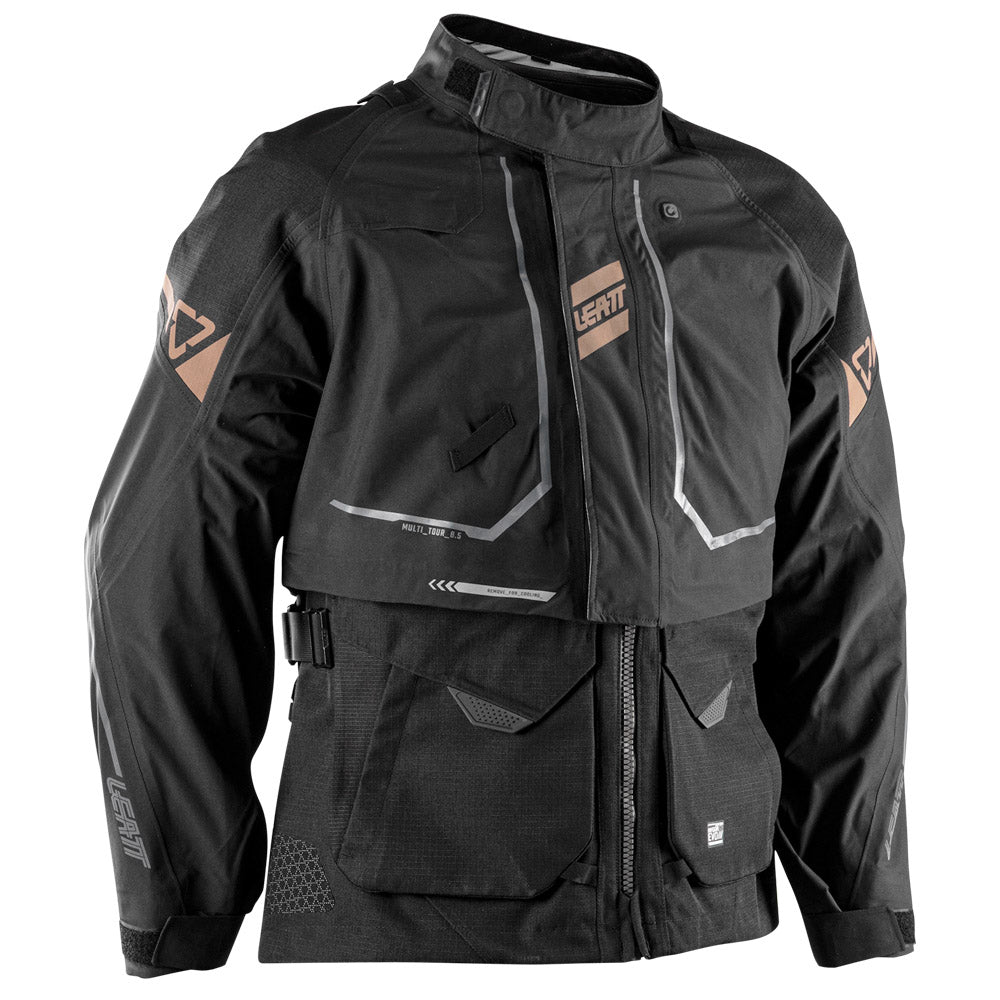 Leatt Jacket Adventure Multitour 8.5 Stealth Black/Grey